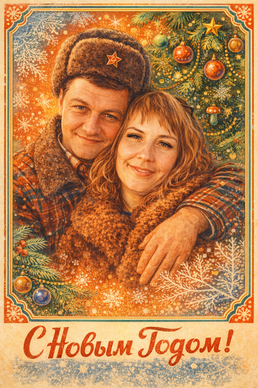 Парная открытка