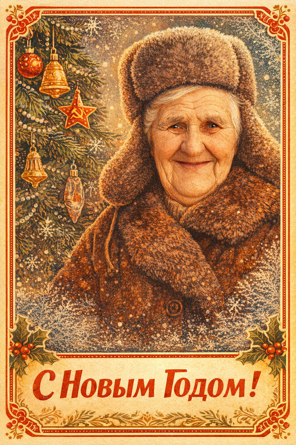 Бабушкина открытка