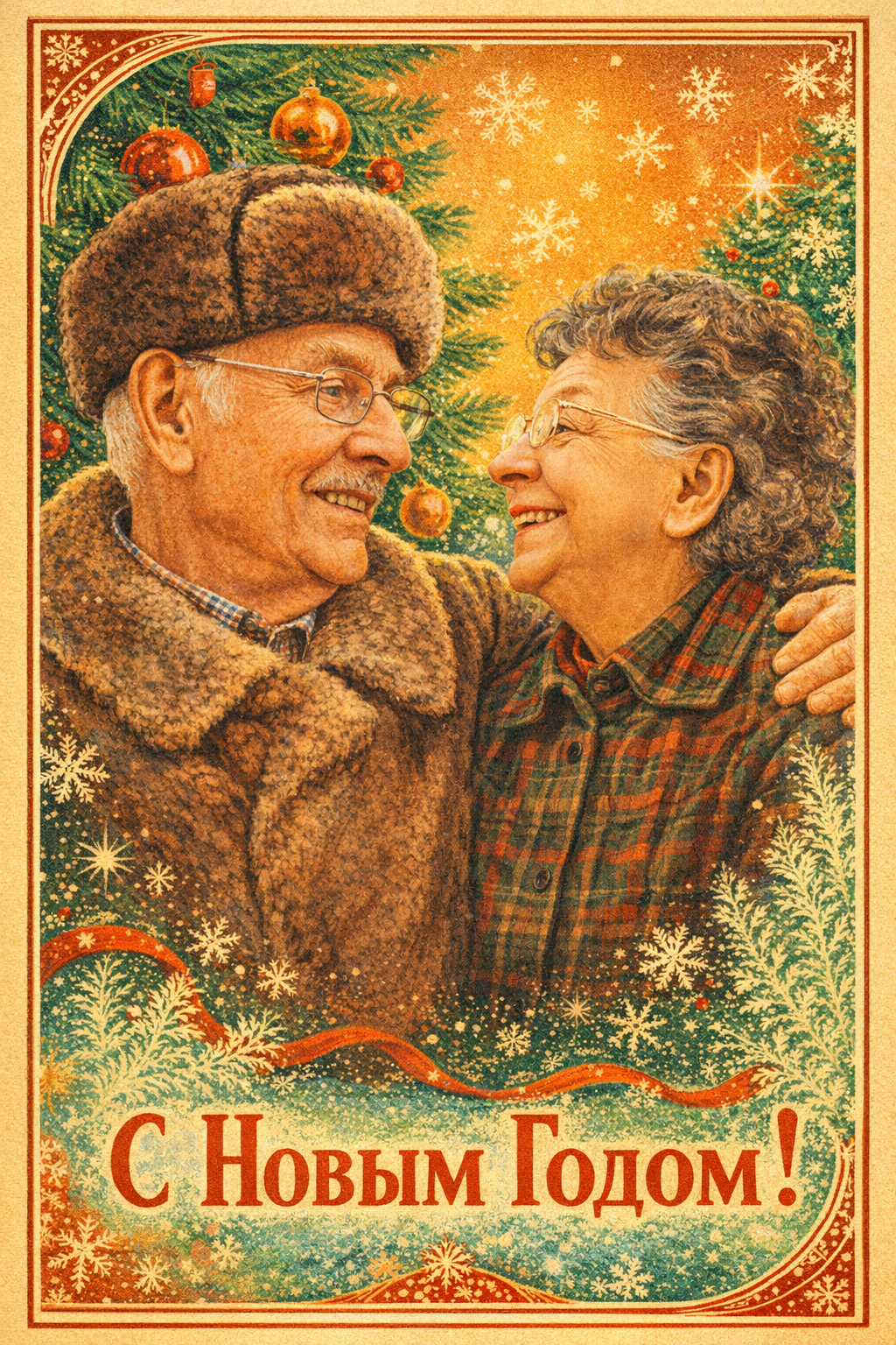 Ретро открытка